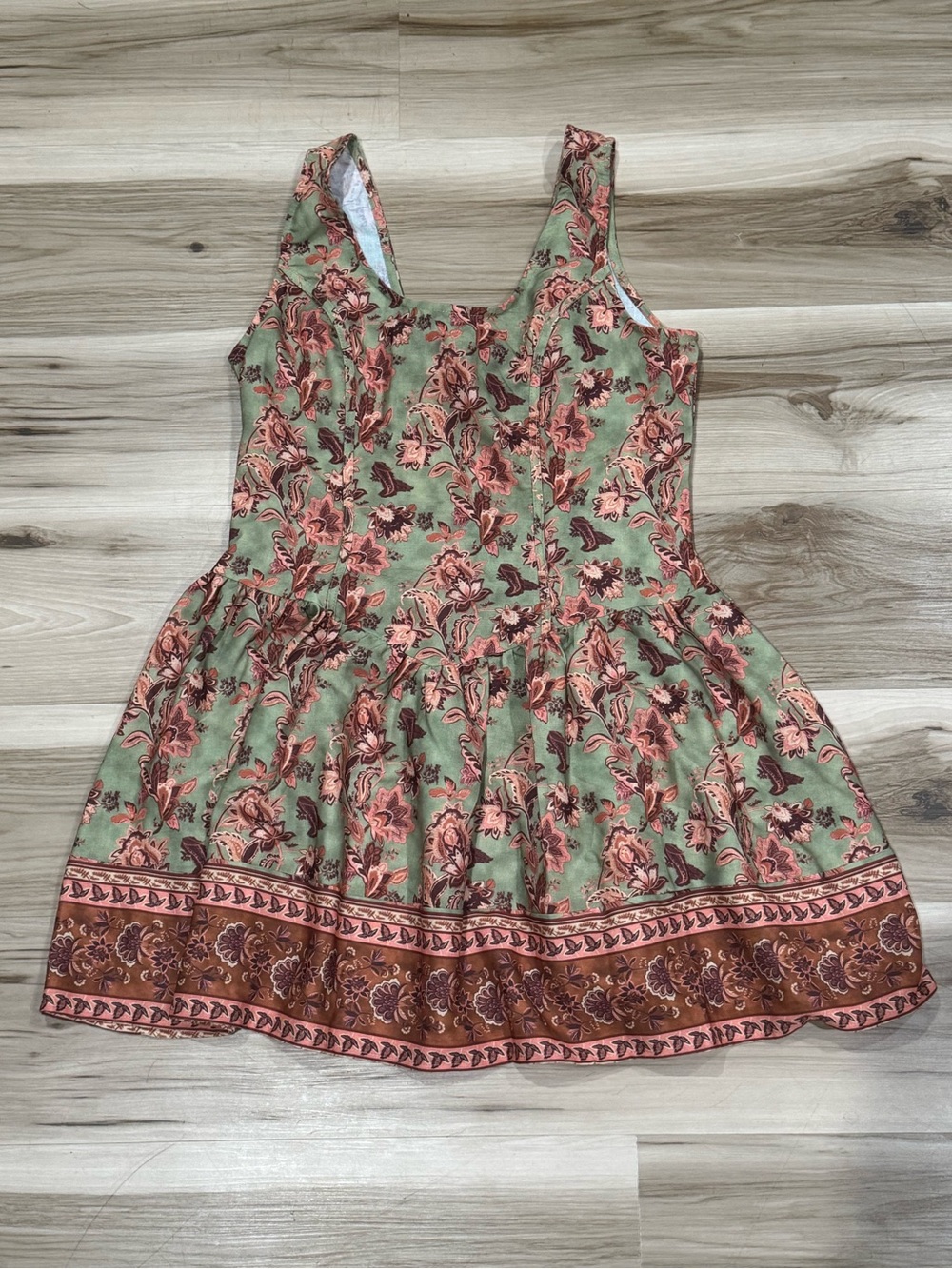 Cider Tie Back Keyhole Dress Women’s Large - Picture 3 of 5